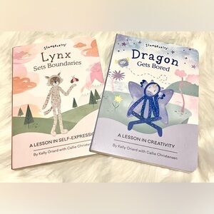 Slumberkins Book Set - Lynx and Dragon